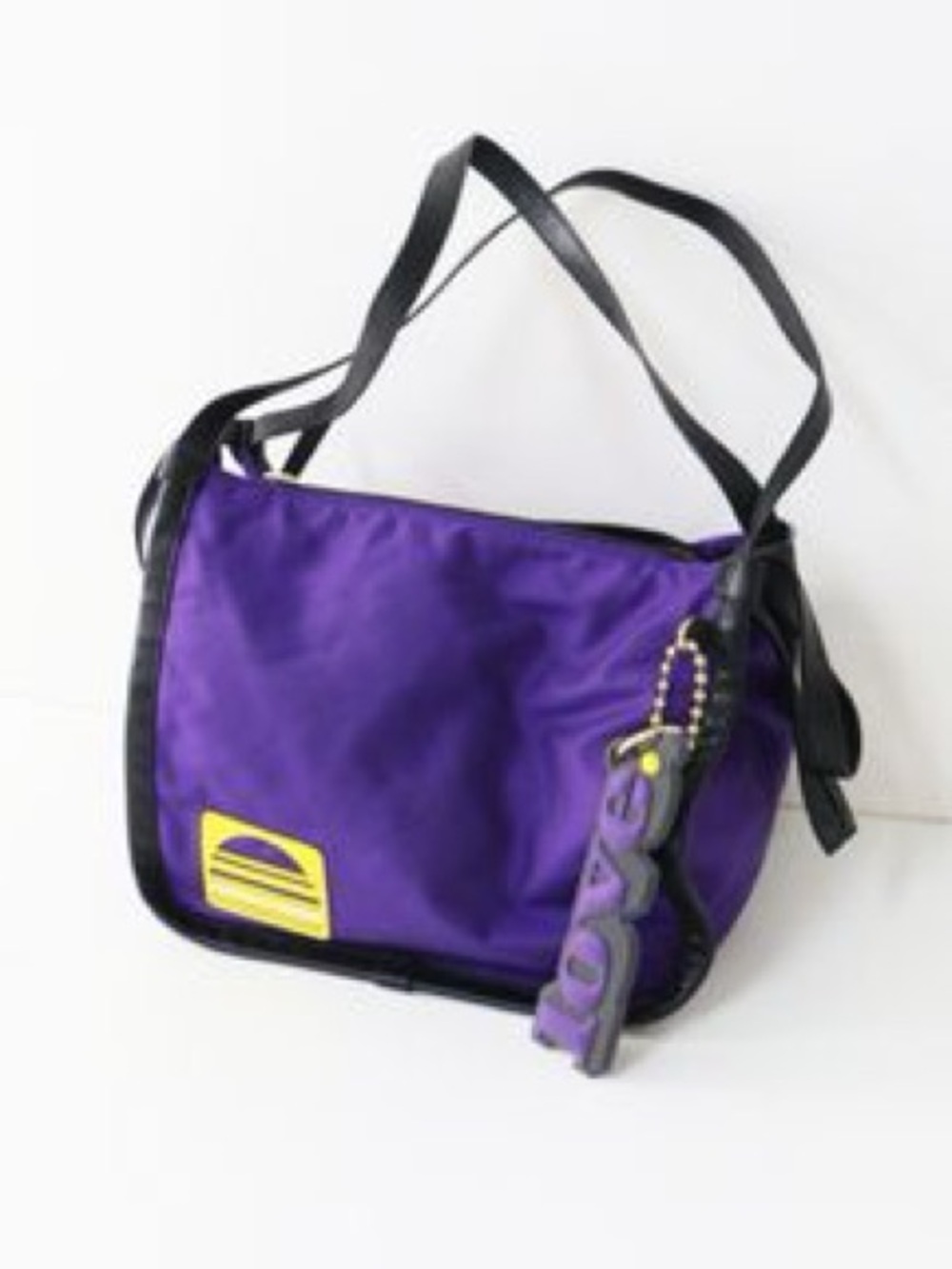 Marc Jacobs Women's Sport Nylon/Leather Tote Love Key Chain